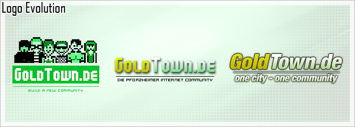 GoldTown.de Logo Evolution
