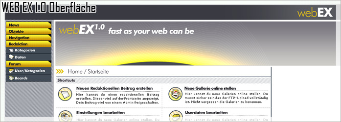 WebEX OberflÃ¤che