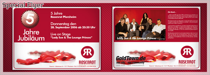 Rosenrot pforzheim 5 jahre jubiläum