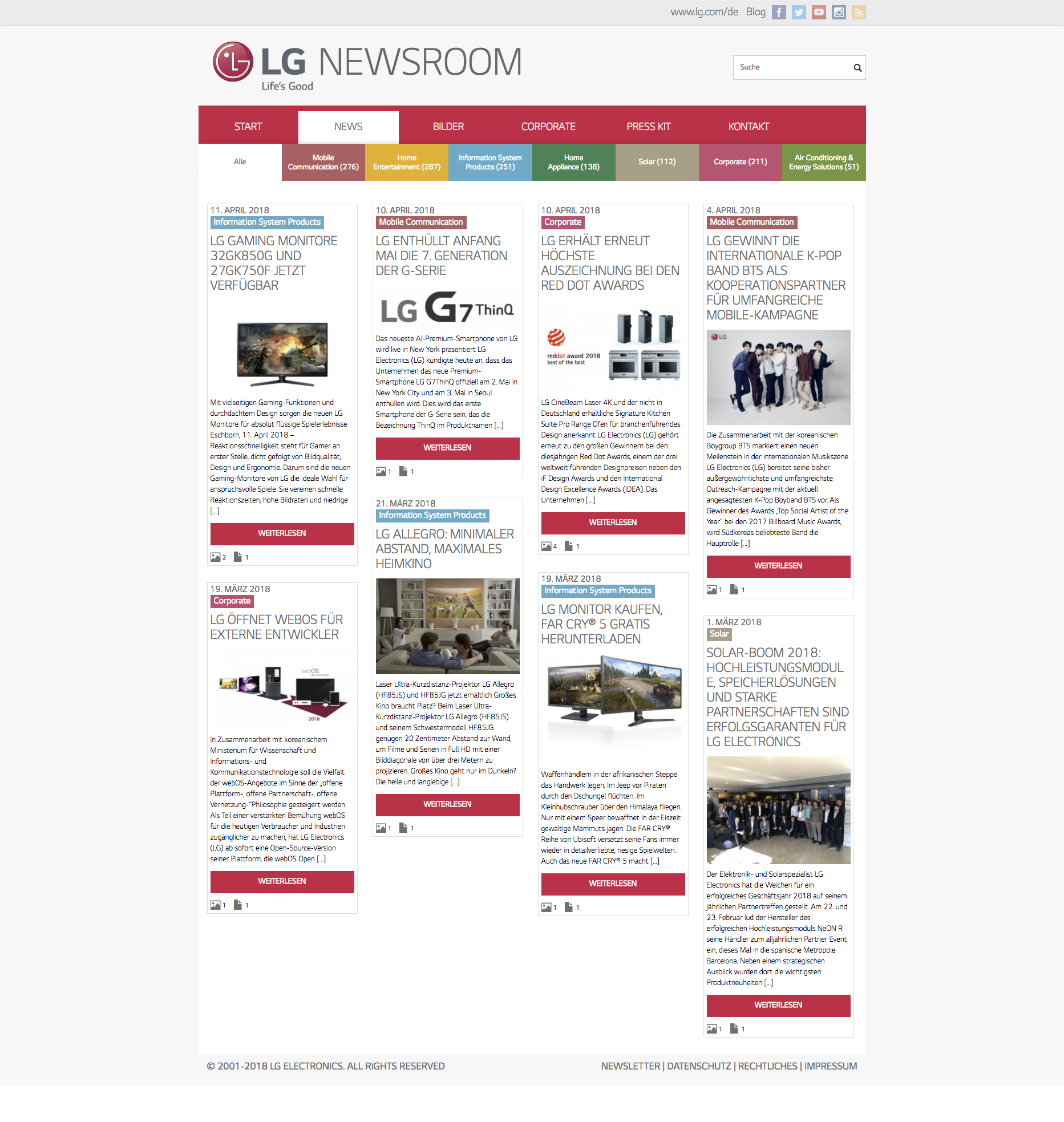 LG Pressestelle & Blog
