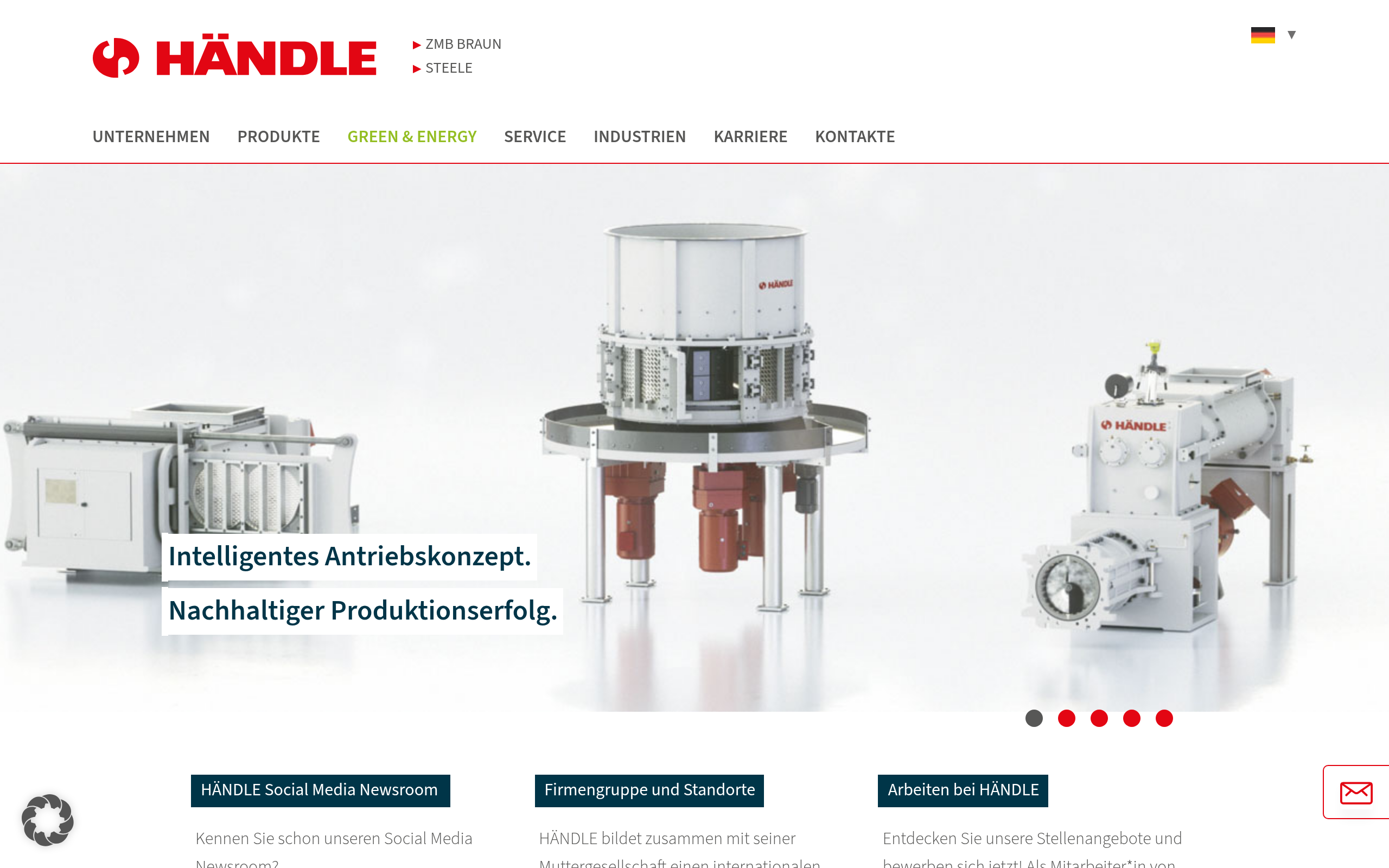 HÄNDLE Webseite